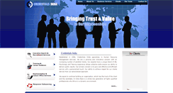 Desktop Screenshot of credentialsindia.com